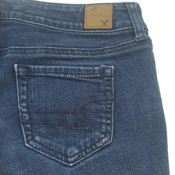 American Eagle Stretch Cut-off Frayed Jean Shorts - Picture 5 of 8